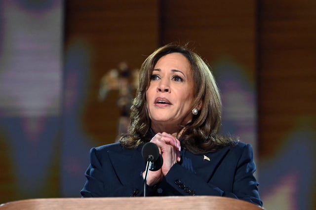 Kamala Harris speaks at DNC