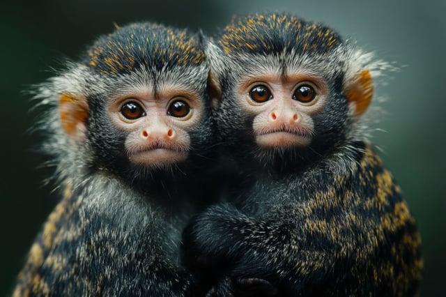 The study also revealed that family members within a marmoset group use similar vocal labels to address different individuals and employ similar sound features to code different names, resembling the use if names and dialects in humans. Credit: Neuroscience News