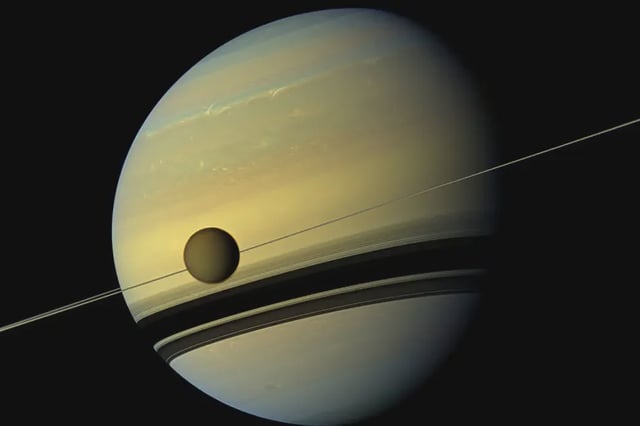 September is the month to check out Saturn and its largest moon, Titus.