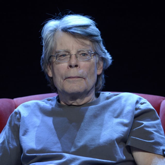 American writer Stephen King poses during a portrait session held on November 16, 2013, in Paris, France. Numerous books of his have been banned in various school districts in Florida.