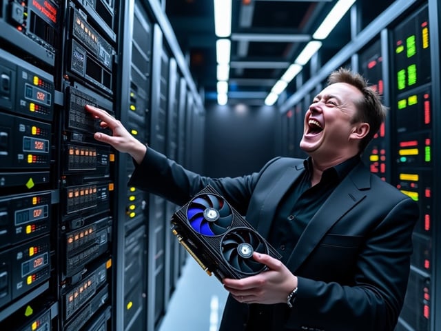 An image about Elon Musk teases Colossus: most powerful AI training system uses 100,000 NVIDIA H100 AI GPUs