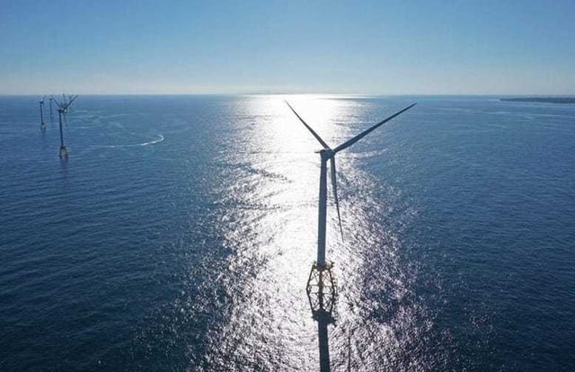 Rhode Island's first-in-the-nation offshore wind farm pilot project. President Joe Biden has signed an executive order to double the nation's offshore wind energy production in the next 10 years.