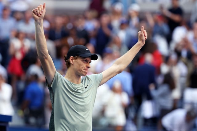 Jannik Sinner wins his second grand slam singles title.