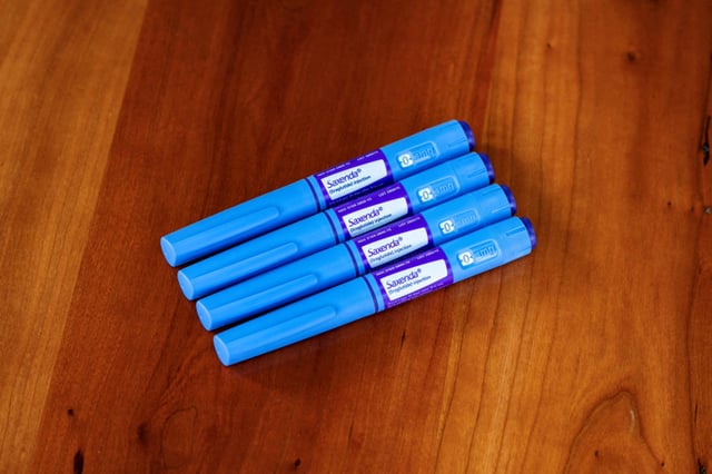Injector pens for the Saxenda weight loss drug.