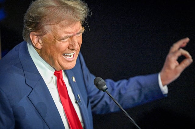 Donald Trump in Philadelphia on Sept. 10, 2024.