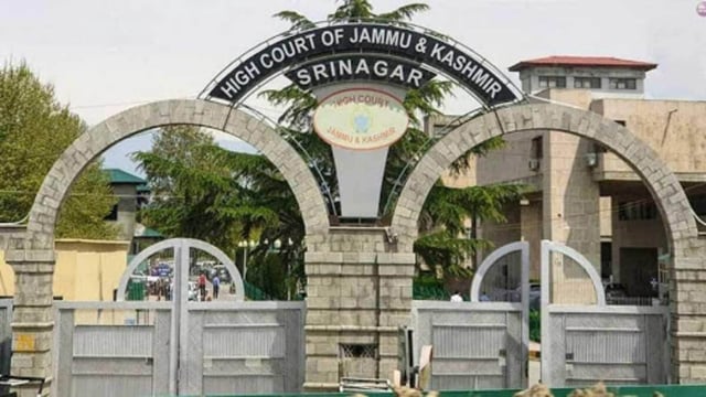 The Jammu and Kashmir high court in Srinagar.