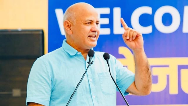 Former Delhi deputy CM Manish Sisodia (HT)