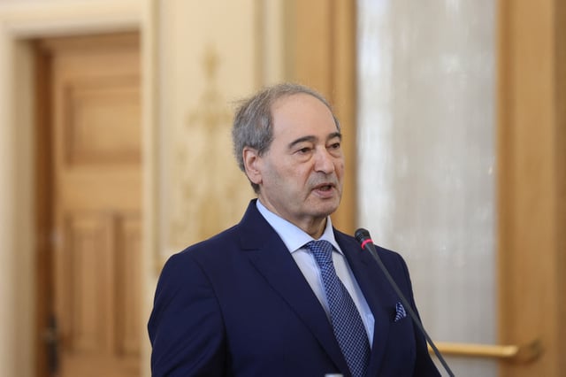 Syrian Foreign Minister Faisal Mekdad speaks during a joint press conference with Iran's Foreign Minister Hossein Amir-Abdollahian (not pictured), in Tehran, Iran July 31, 2023. Majid Asgaripour/WANA (West Asia News Agency) via REUTERS/File Photo